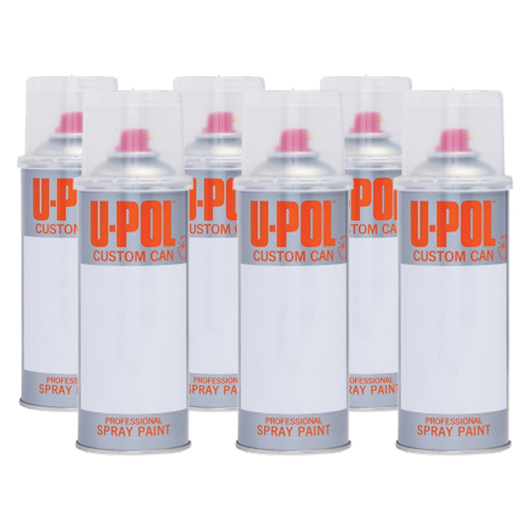 U-POL 0851 Custom Can Solvent Based Fill-One Aerosol 400 mL (6 Pack)