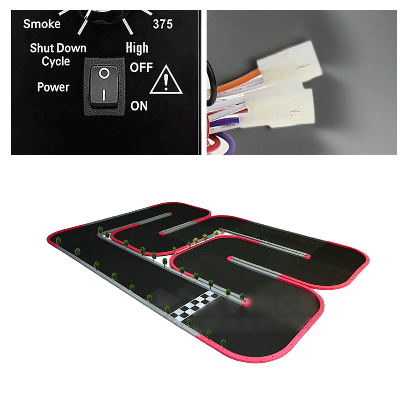4WD RC Car Simulation Race Track Track RC Truck Drift Crawler Car Racing Track