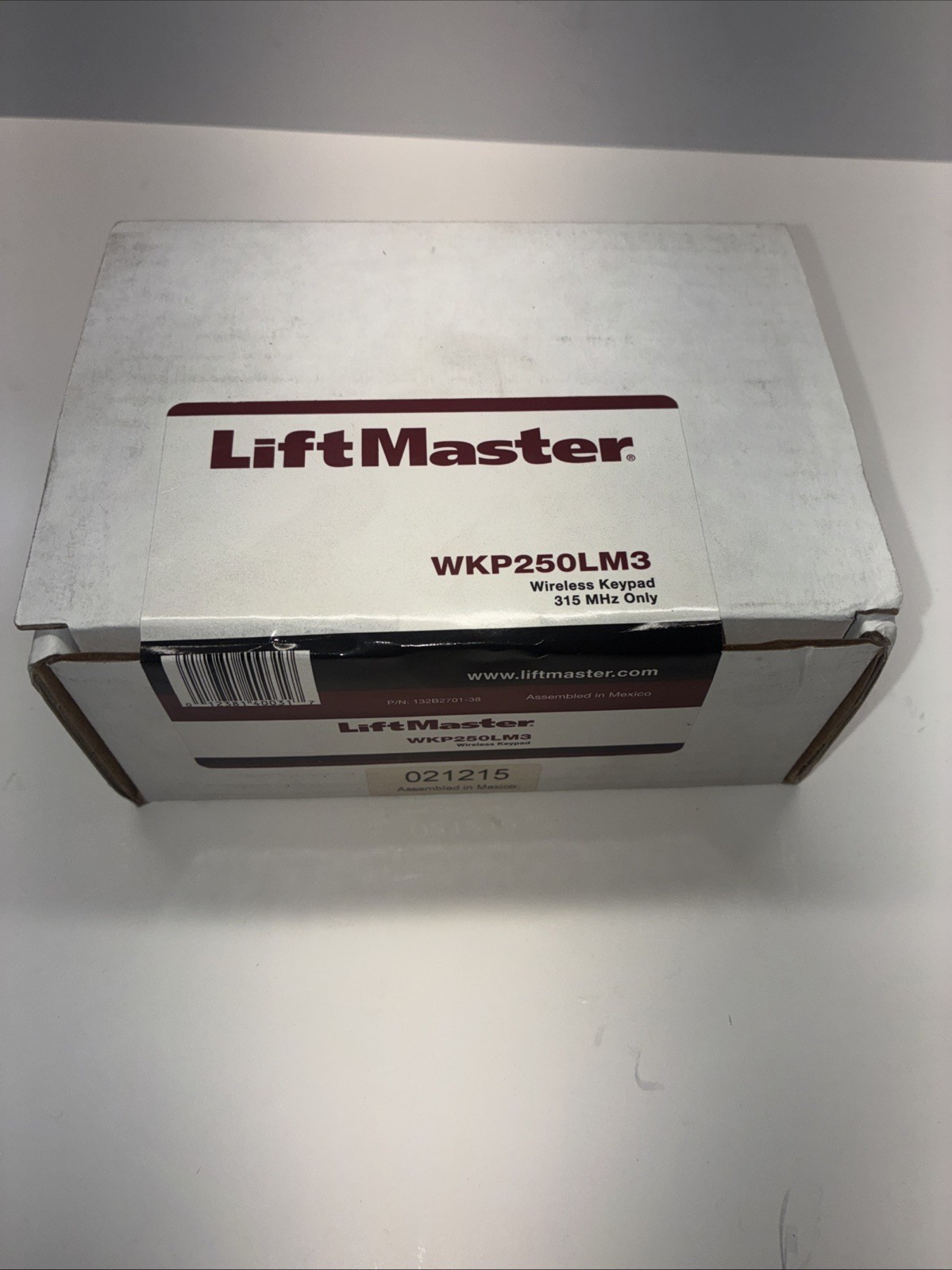 LiftMaster Wireless Keypad WKP250 LM 250 Code Capacity Open Box