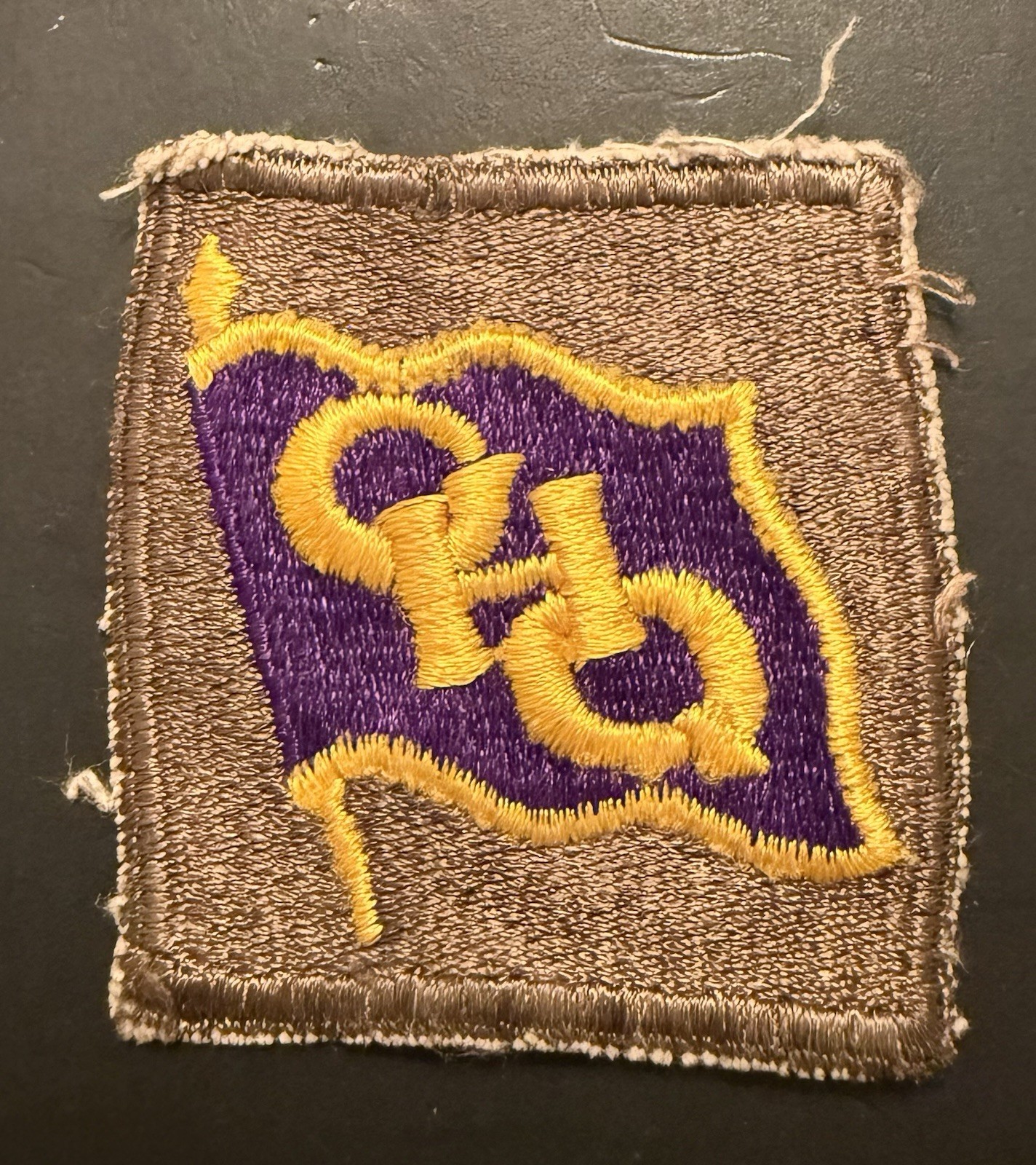 1940's GHQ Southwest Pacific Patch WWII From Uniform