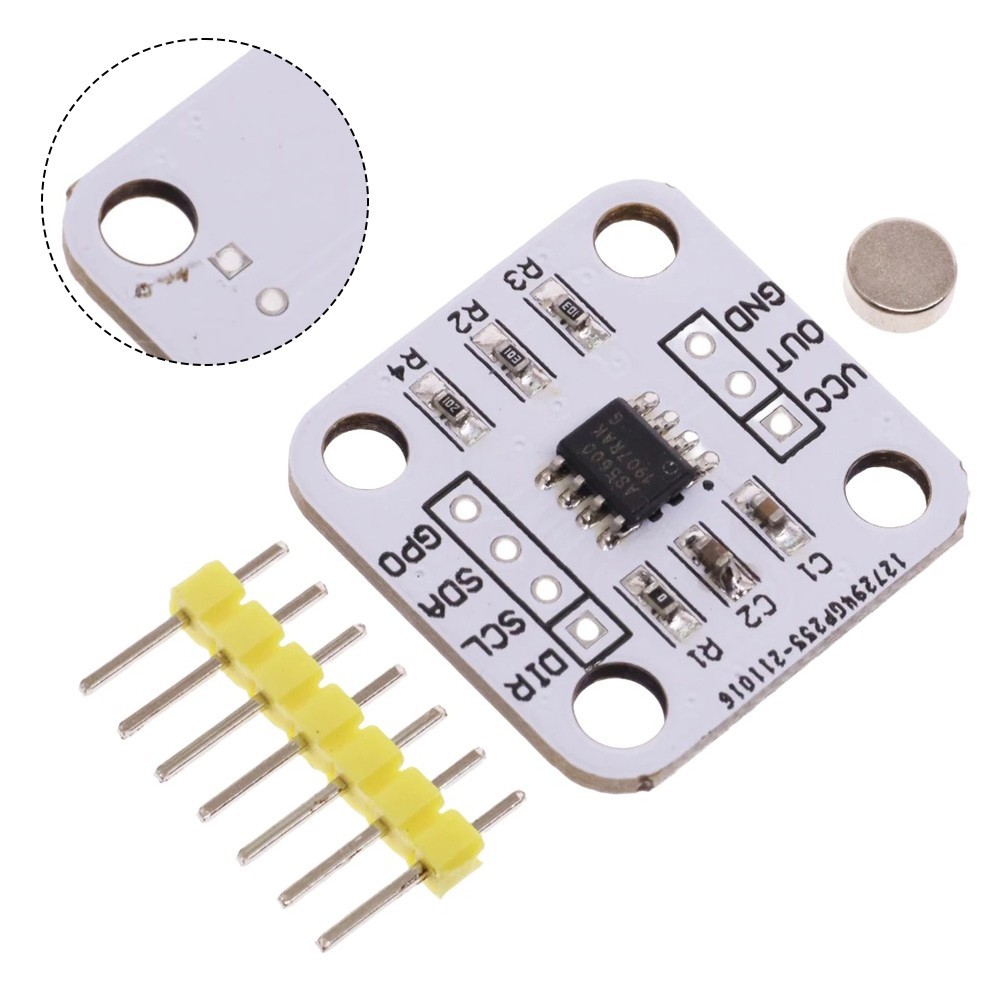 8pcs AS5600 Magnetic Encoders with I2C Interface for Motor Controllers