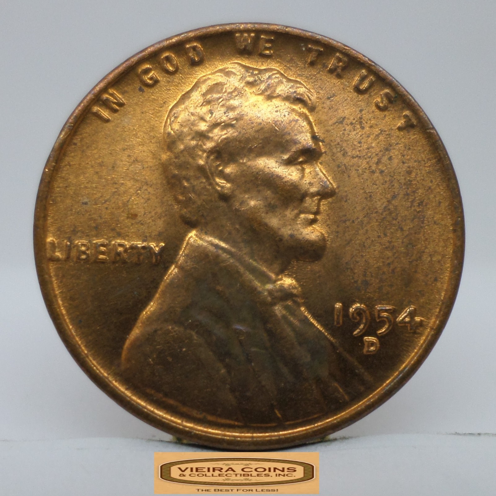 1954-D Lincoln Wheat Cent, High Grade - #C51250NQ