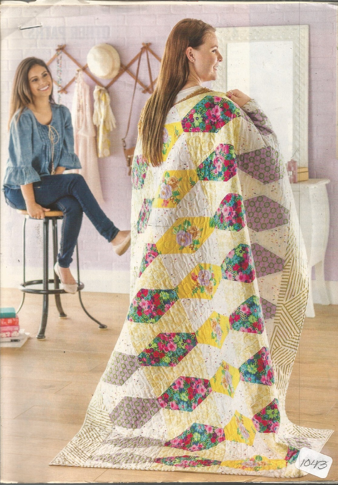 E0312   HOME STRETCH  QUILT PATTERN/INSTRUCTIONS