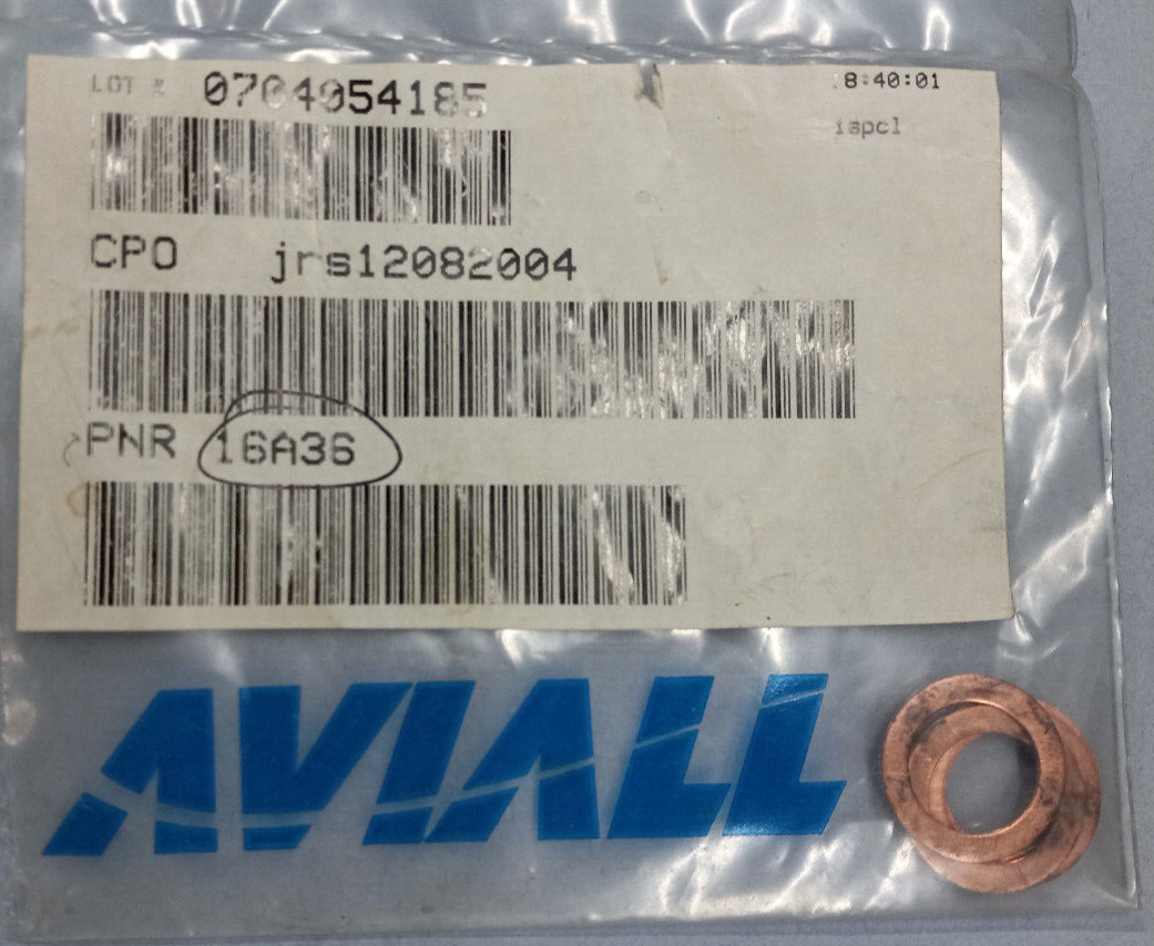 CESSNA Part # 16A36 GASKETS (4/PACK)
