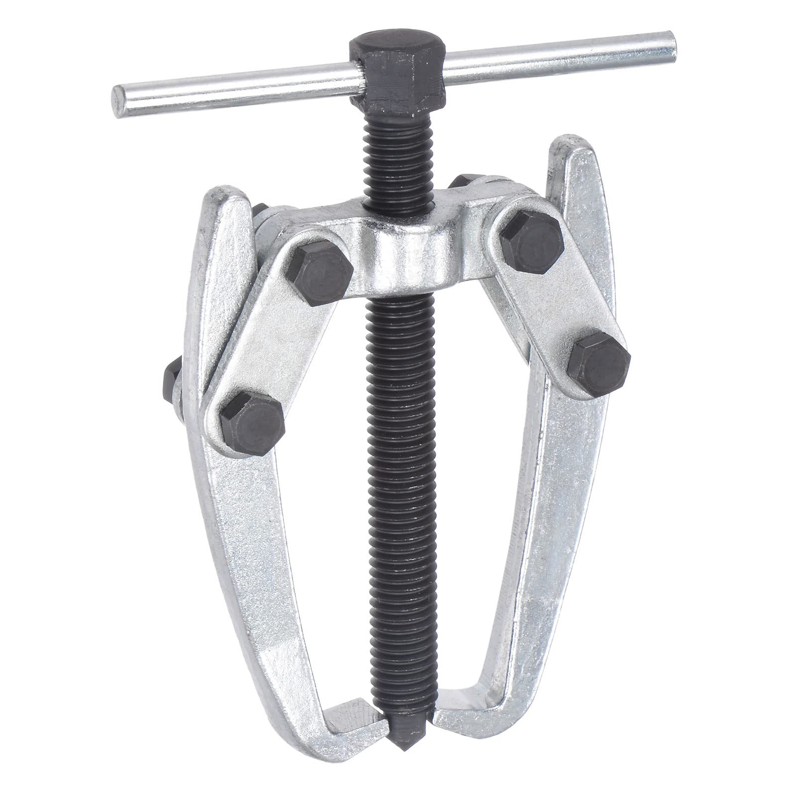 uxcell 2.5" 2-Jaw Gear Puller for Bearings, Pulleys Remove, High 10mm - 65mm