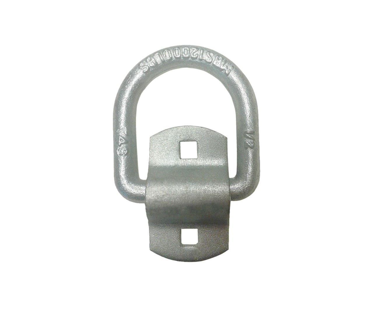 4 Pack 1/2" Bolt-On D Ring Flatbed Truck Trailer Tie Down Strap Chain Rope Ring