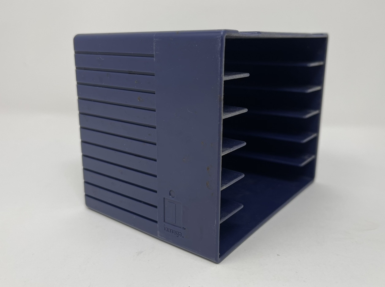 Iomega Zip Drive Disk Storage Case/Rack for 6 Disks