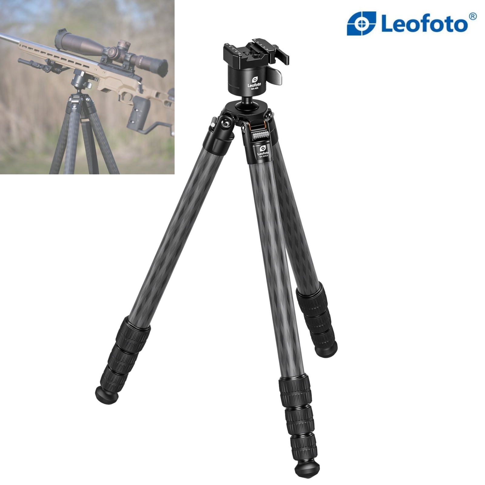 OPEN SA-324CX+MA-40X Arca&Picatinny Clamp Lever-Release Tripod with ball head