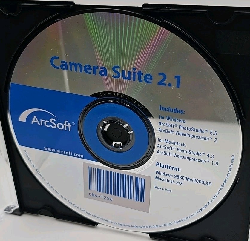 ArcSoft PhotoStudio/Video Impression Camera Suite 2.1 CD-ROM Win/Mac (C84-1256)