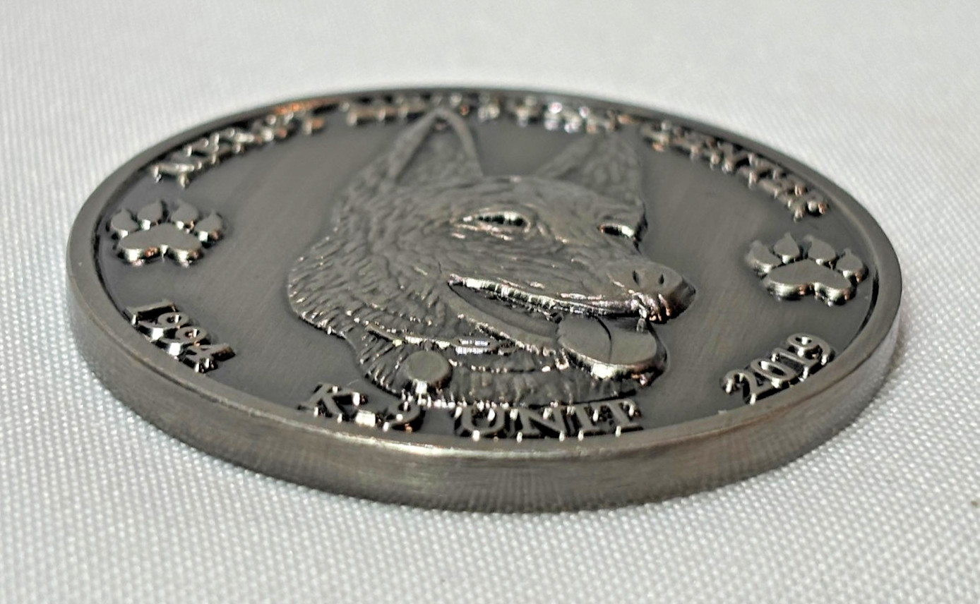 2019 Mercy Mecial Center K-9 Unit Challenge Coin 25th Anniversary