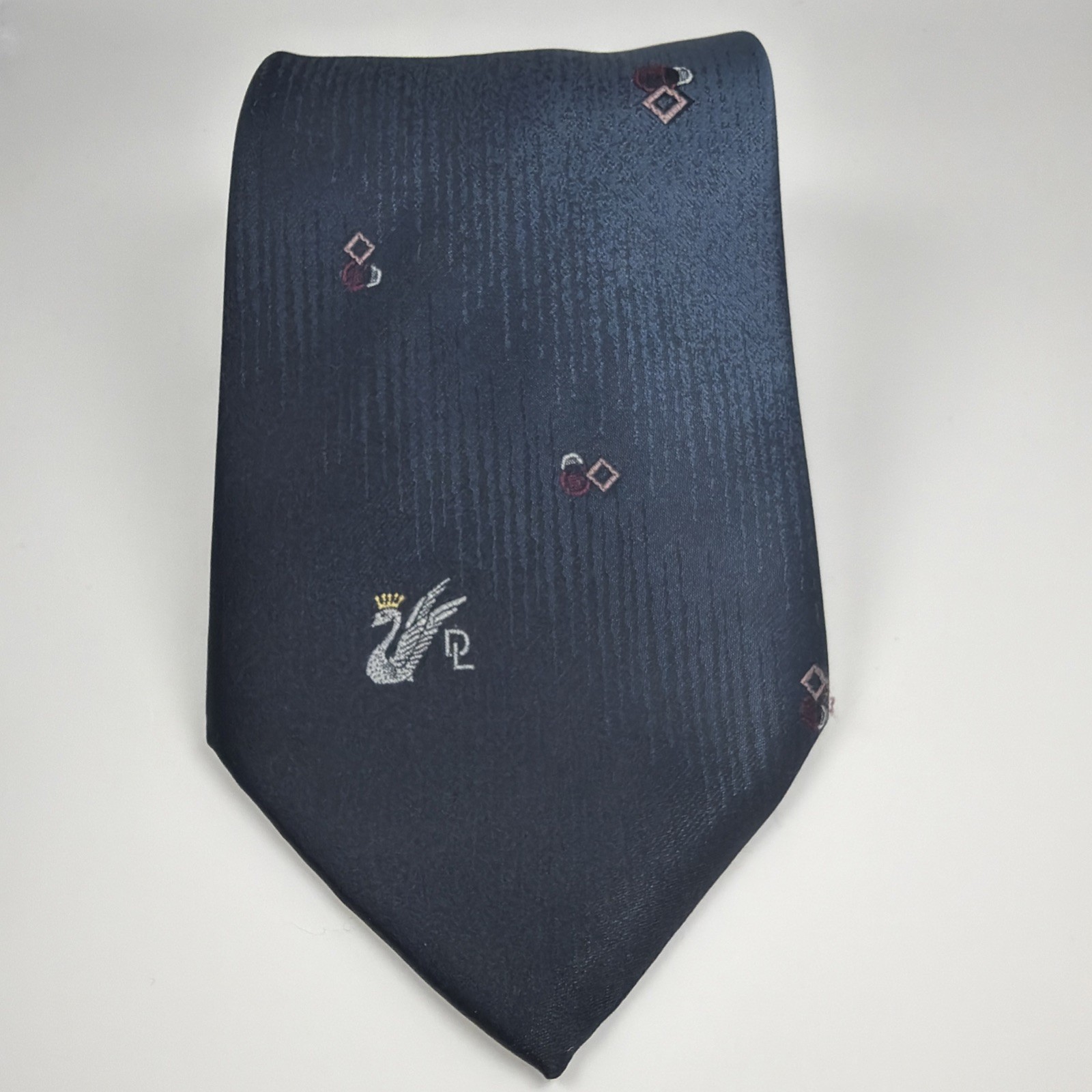 Don Lower Beverly Hills Neck Tie Blue 56”x3 3/4”