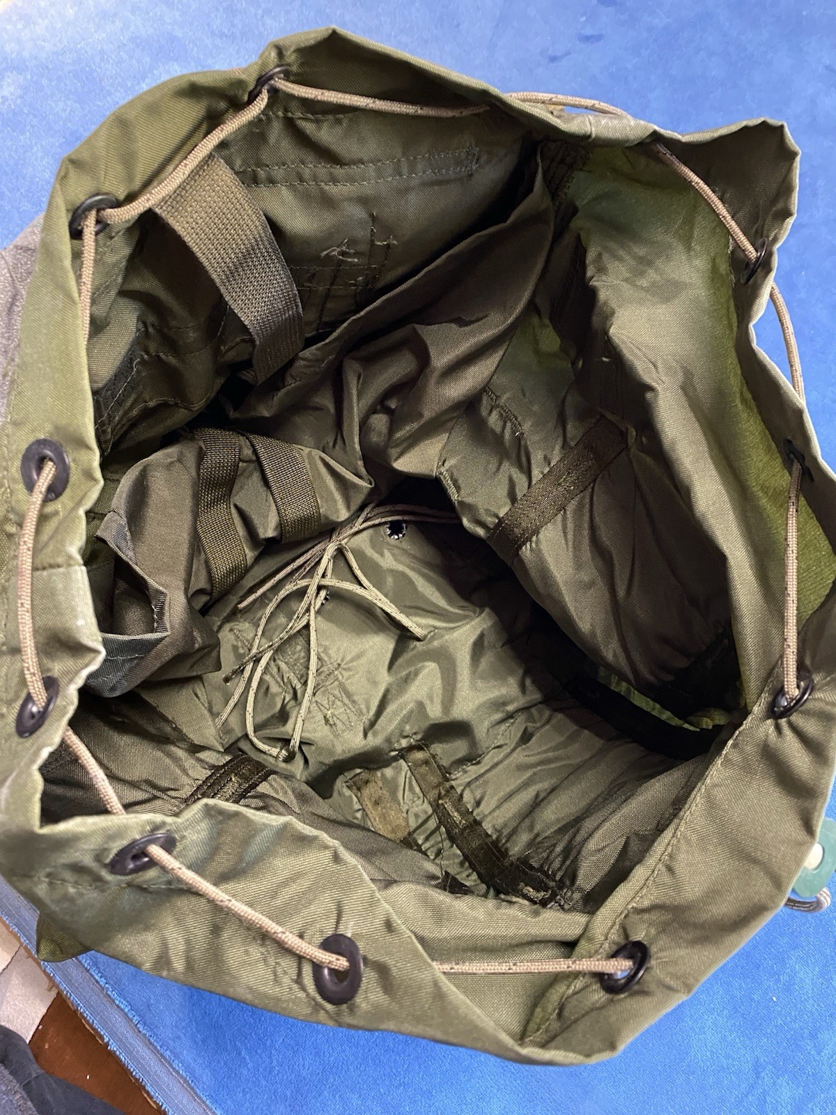 Vtg US Army Field Pack Combat Nylon LC-1 Medium Backpack No Frame