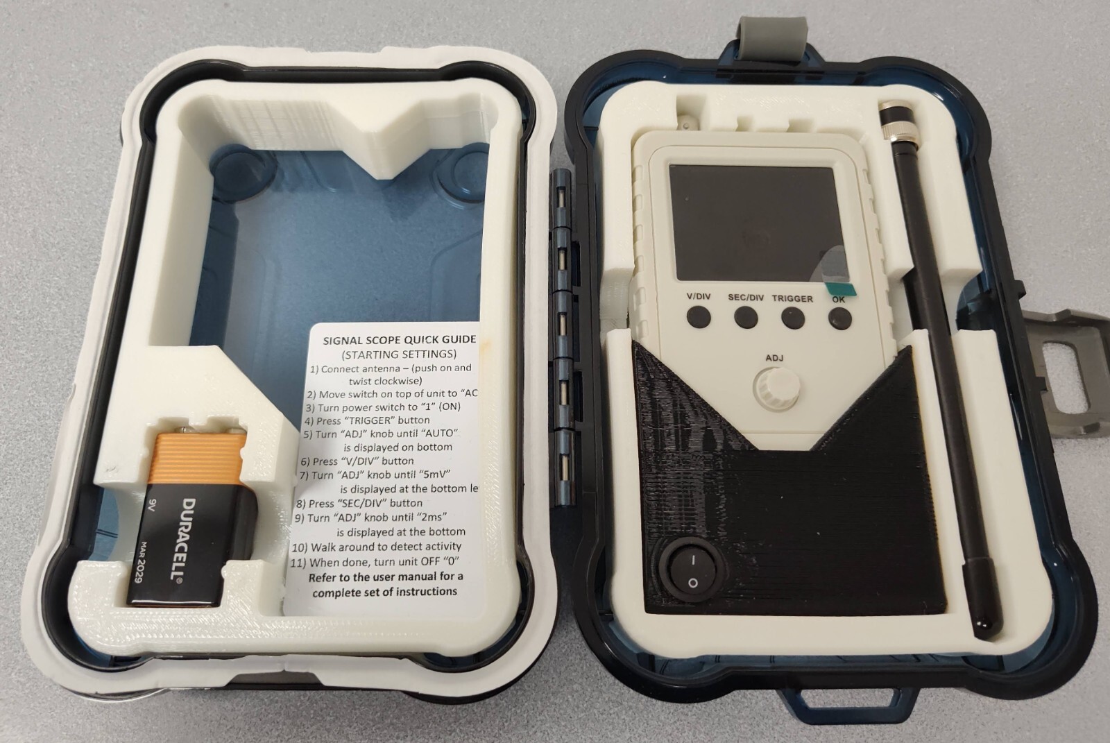 SIGNAL SCOPE – Portable Oscilloscope / EMF Detector for Paranormal Investigation