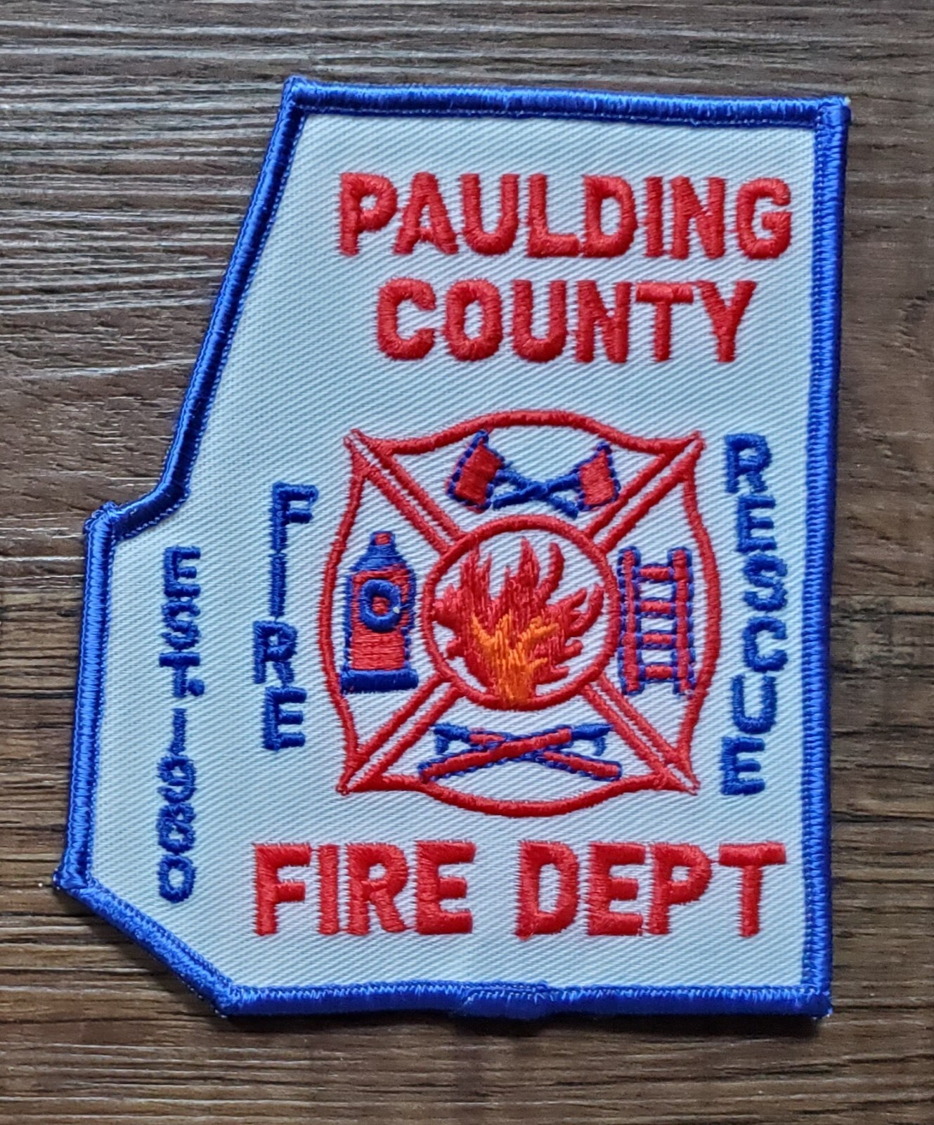 PAULDING COUNTY FIRE DEPARTMENT PATCH - GEORGIA **NEW**  -Vintage-  GA FIRE DEPT