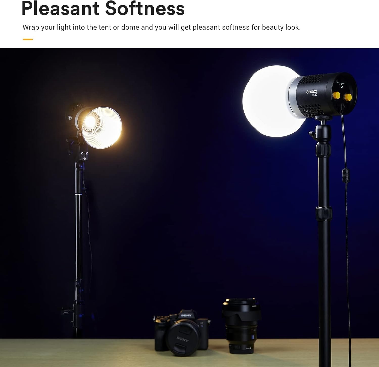 Flexible ML-CD15 Diffusion Dome with Adapters for Round and Square Flash Models