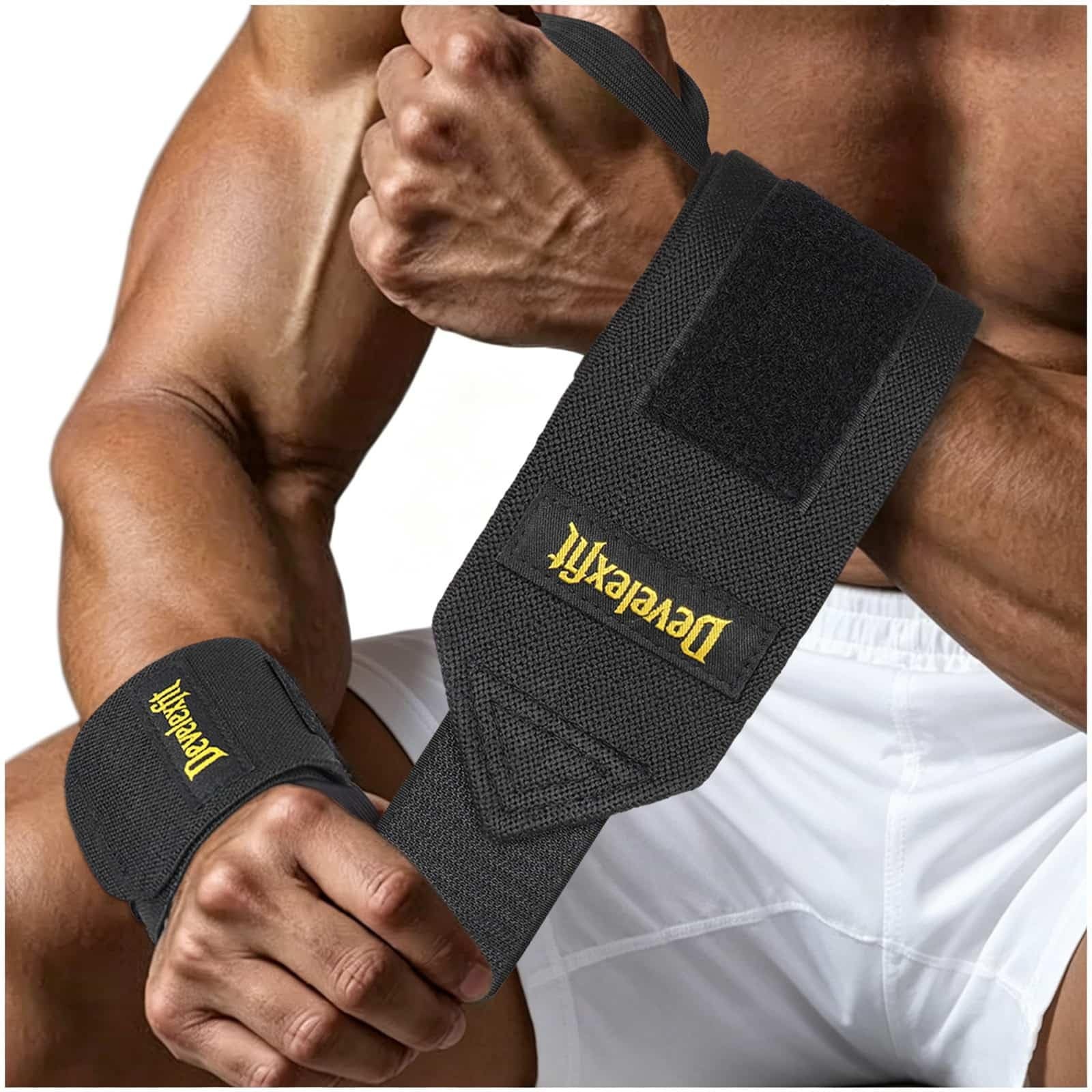 Wrist Wraps for Weightlifting, 20" Professional Wrist Support for Powerliftin...