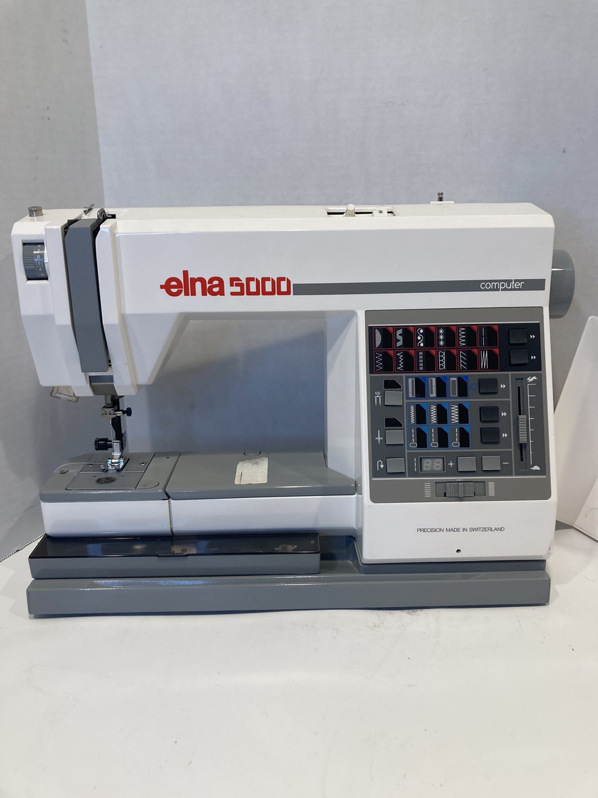 Elna 5000 Computer Sewing Machine w/ Pedal And Accessories- Untested
