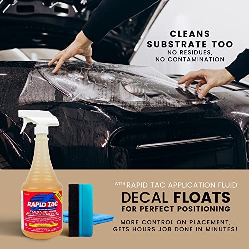 32oz Cleaner and Application Fluid Kit | Includes Felt Edge Squeegee 32 Ounces
