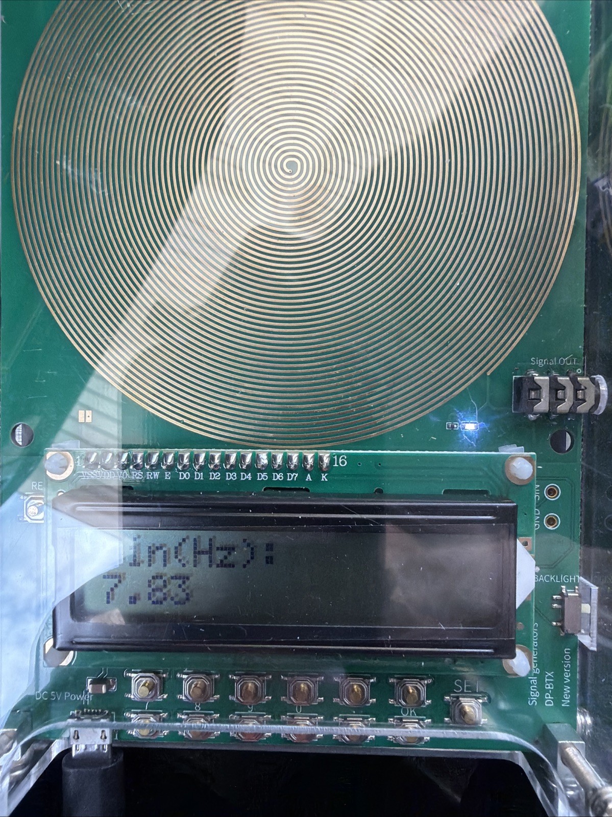 7.83Hz Schumann Resonance Generator, Adjustable Sine Wave Frequency Generator