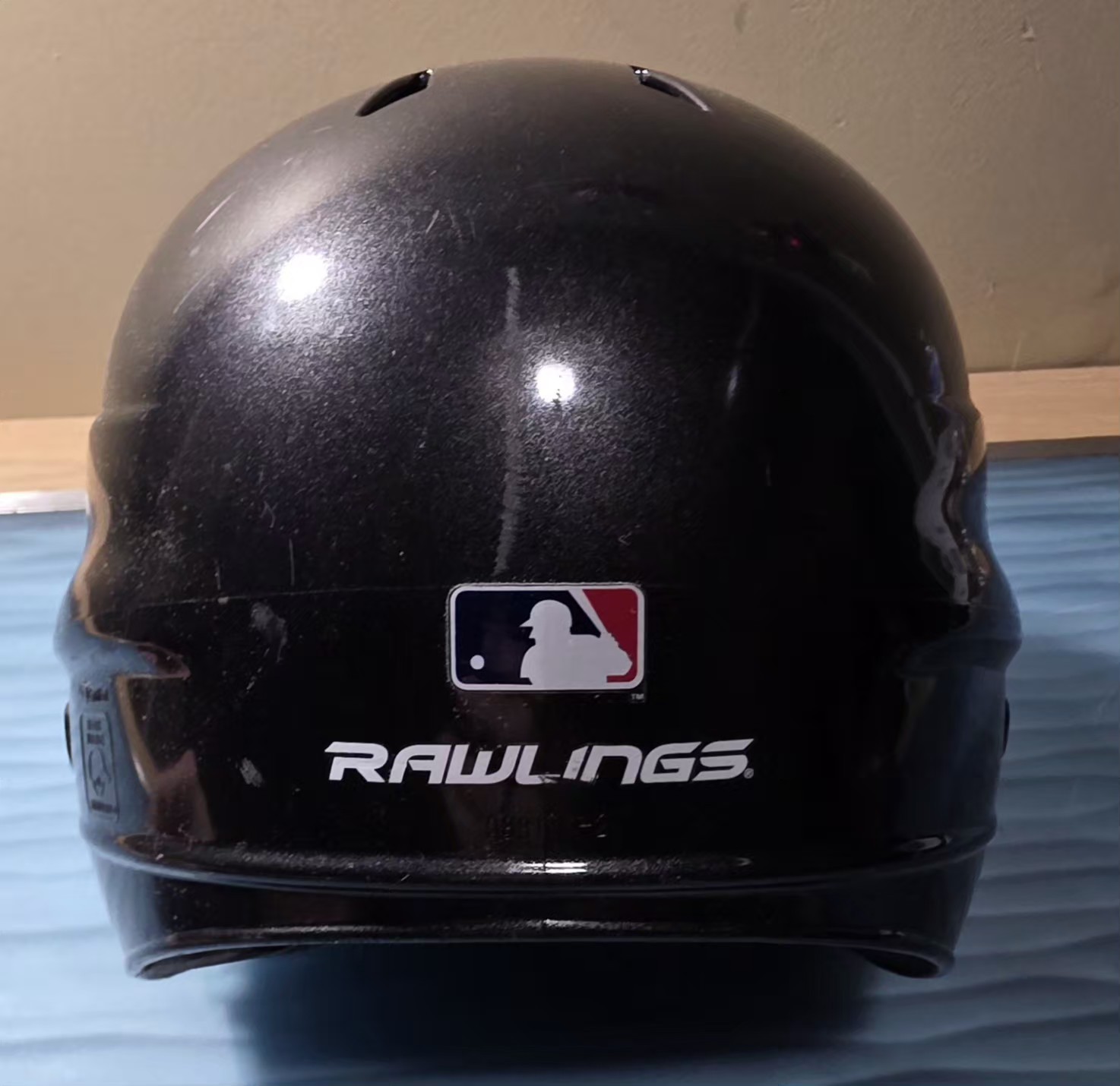 Rawlings One Size 6 1/2"-7 1/2" Black Baseball Helmet