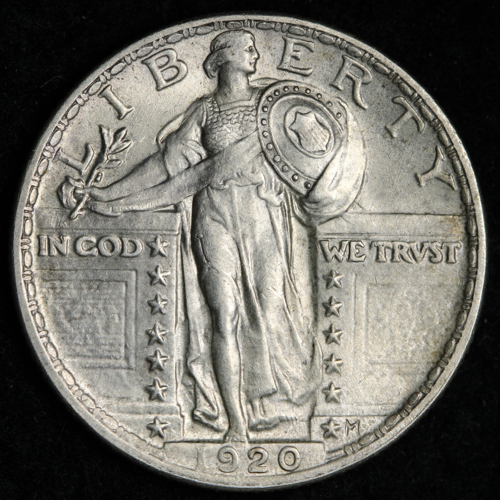 1920 Standing Liberty Silver Quarter BU *UNCIRCULATED* MS E287 ARNEM