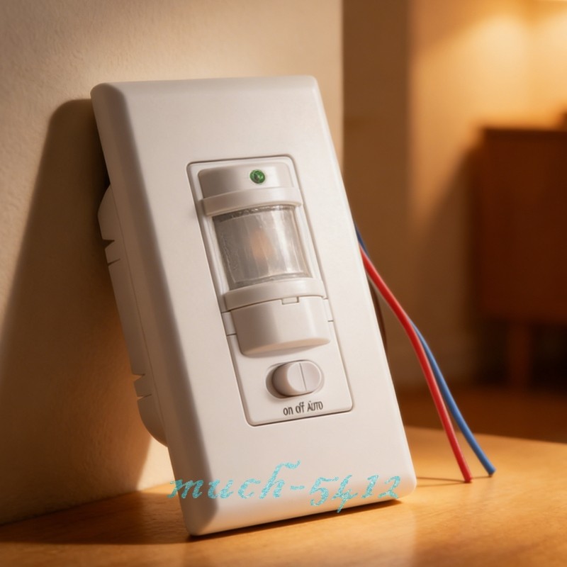 Auto On/Off Sensor Switch PIR Motion Infrared Occupancy Vacancy For Wall Lamp