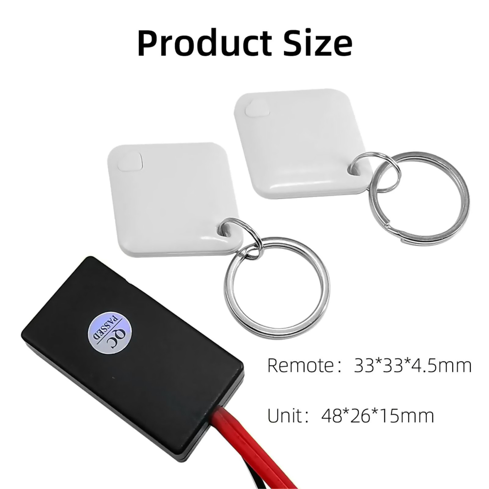 Auto-Sensing Car Immobilizer Security Systems Anti-Theft Lock+2 Remote Control