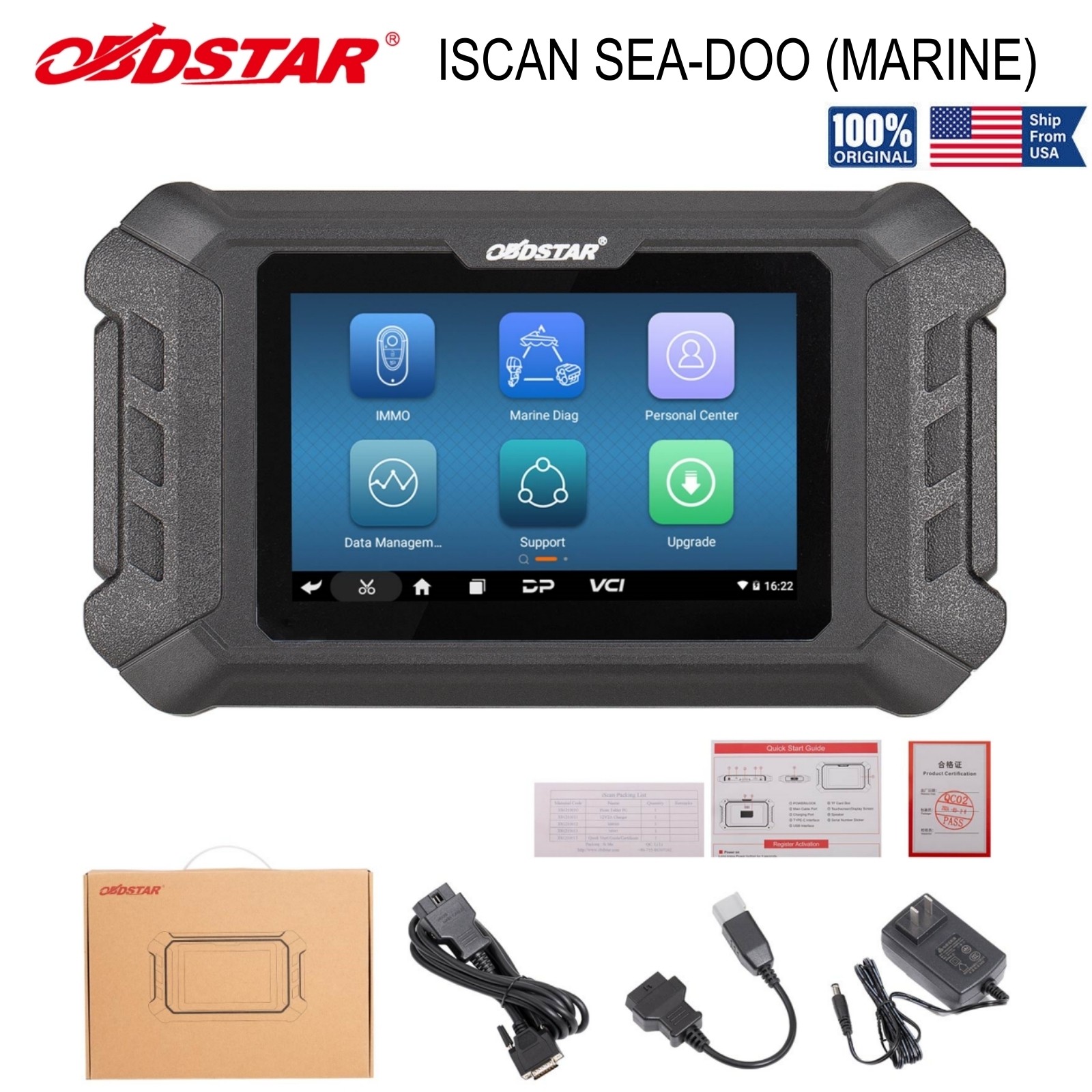 OBDSTAR ISCAN for SEA-DOO Marine Diagnostic Tool Code Scanner For BRP 2006-2025