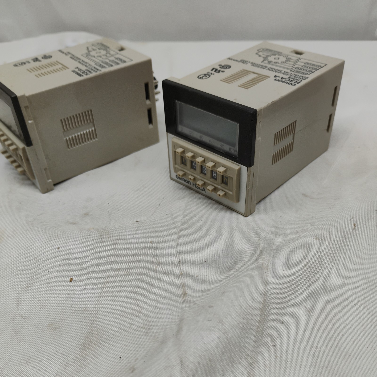 3X Omron H3CA-A Digital Timer Relay 11 pin With Relay Socket 27E892