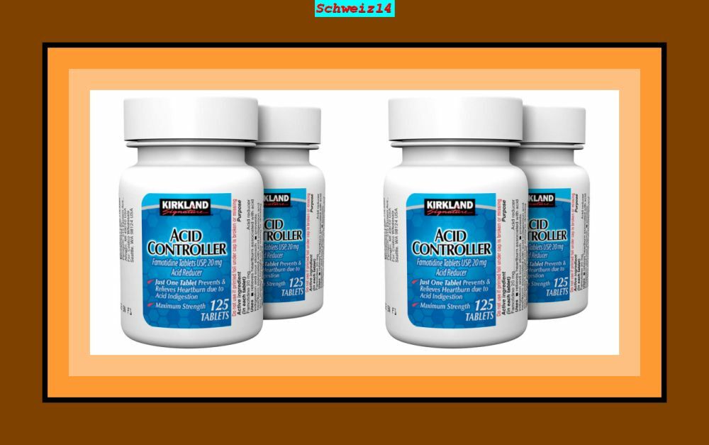 Kirkland Signature Acid Controller 20mg(4 x125)Tablets-New