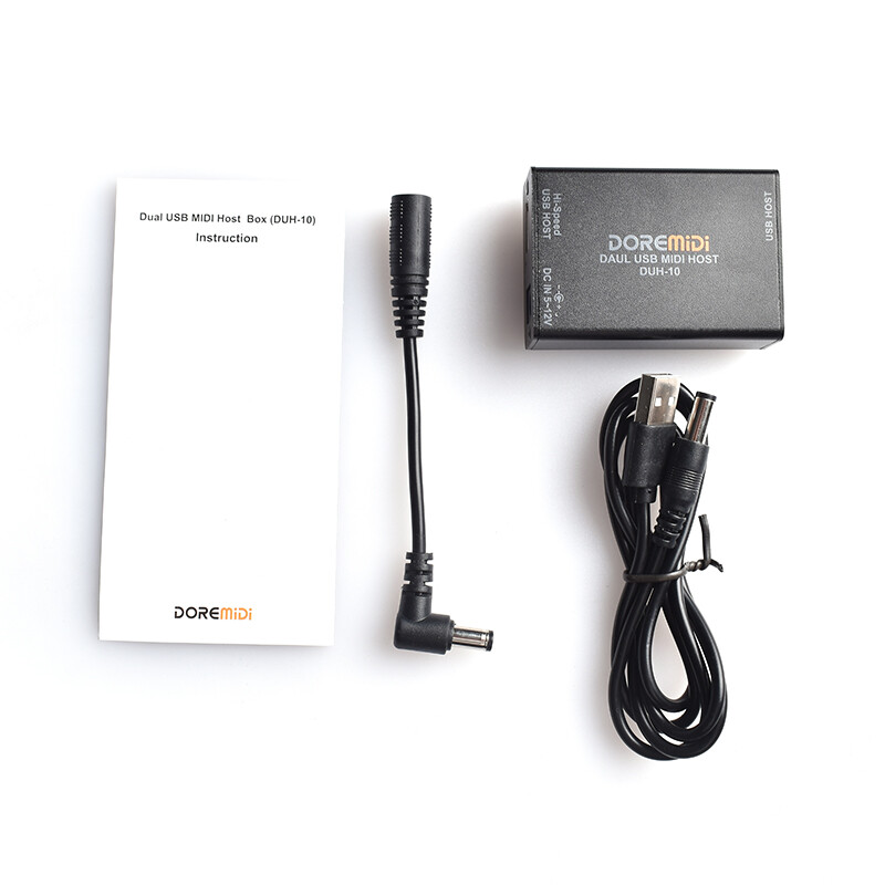Dual USB MIDI Host Box Connects USB MIDI Devices High-speed USB MIDI Host