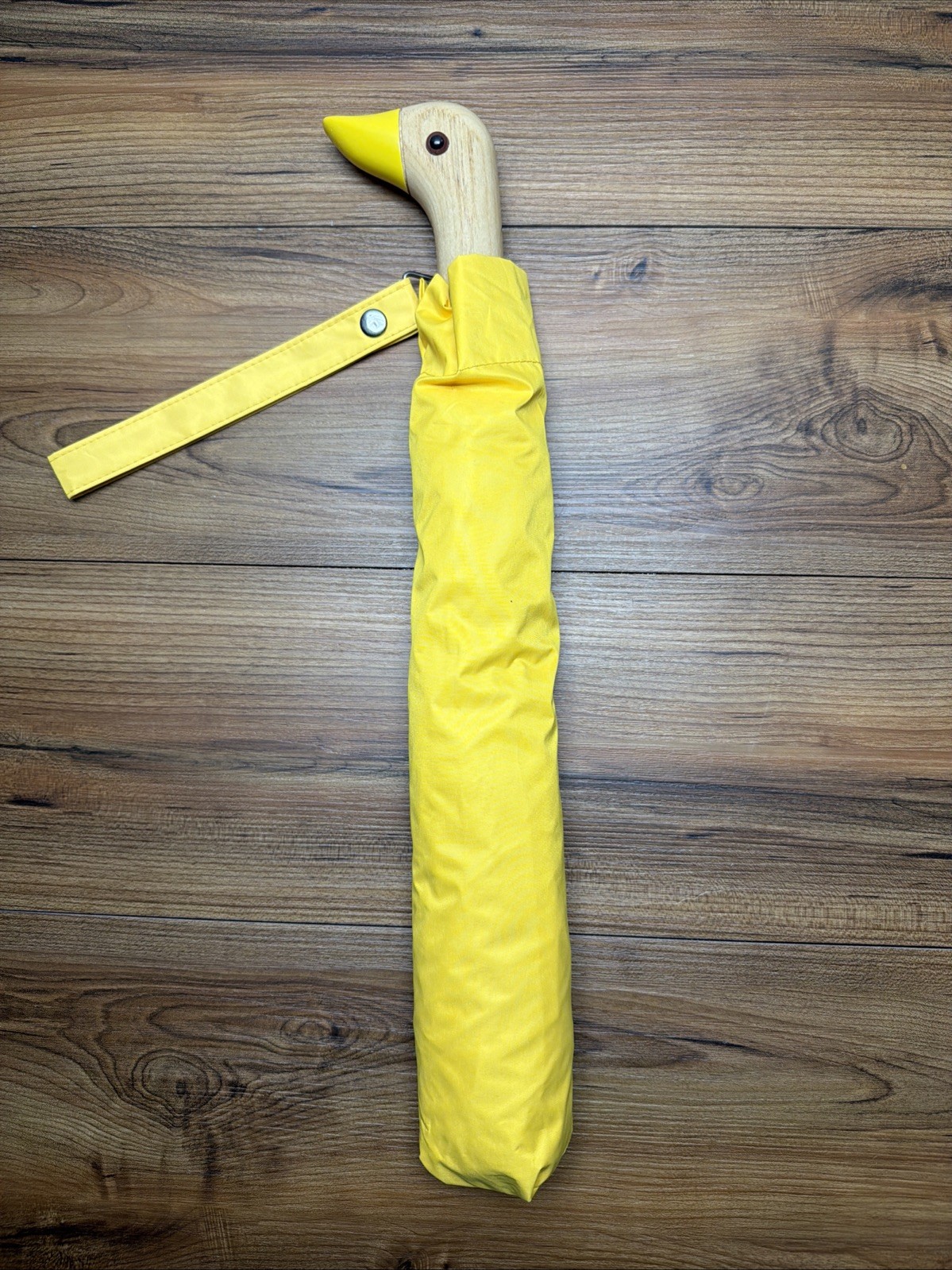 Duck Umbrella - Fun Head Handle, Handy Folding for Yellow