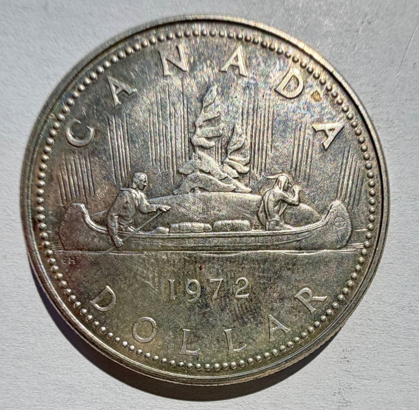 Canada silver Dollar 1972-high grade