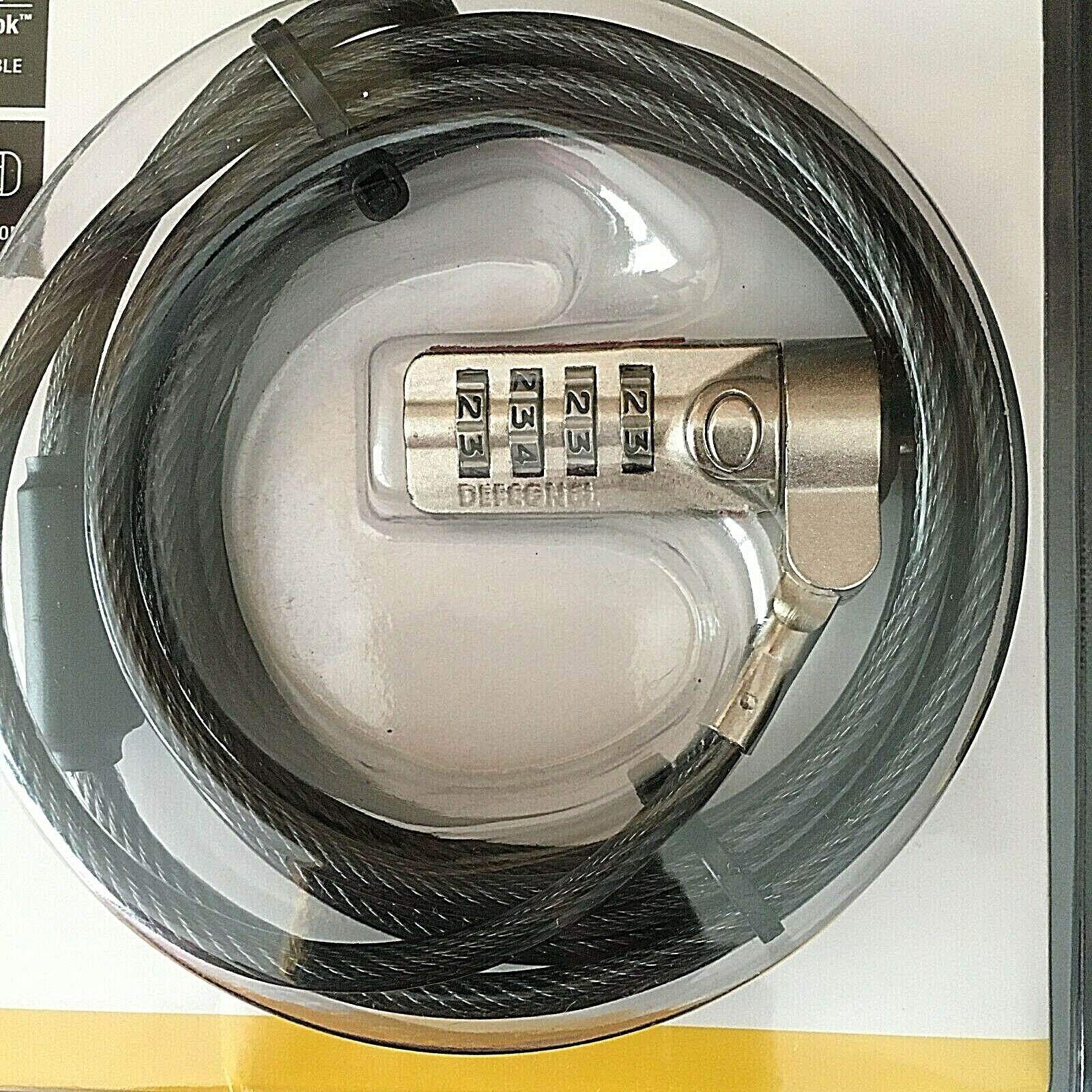 Targus Laptop Cable Lock Defcon CL Combination with Security Base