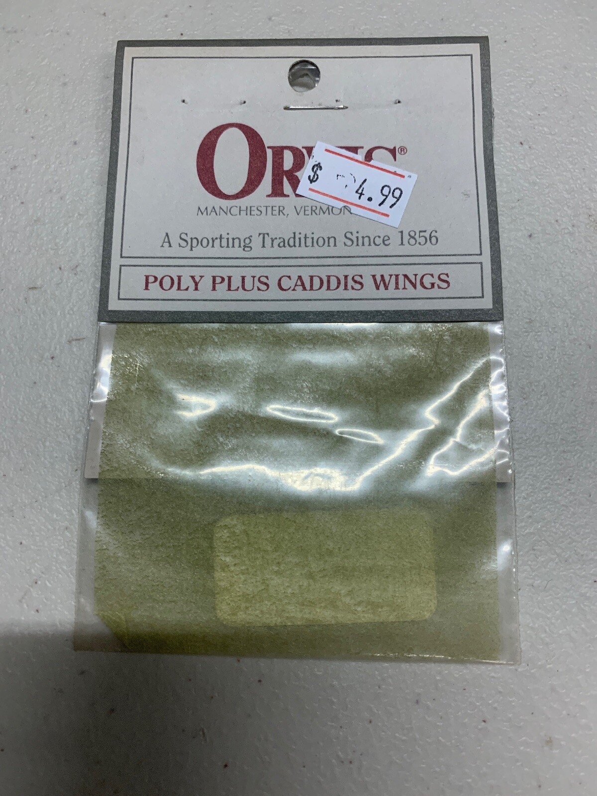 Orvis Poly Plus Spinner Caddis Wings Light Olive