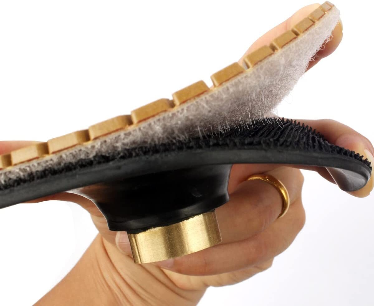Rubber Backing Pad 4" Extra Flexible Backer Pad Hook Loop Backer 5/8" 11