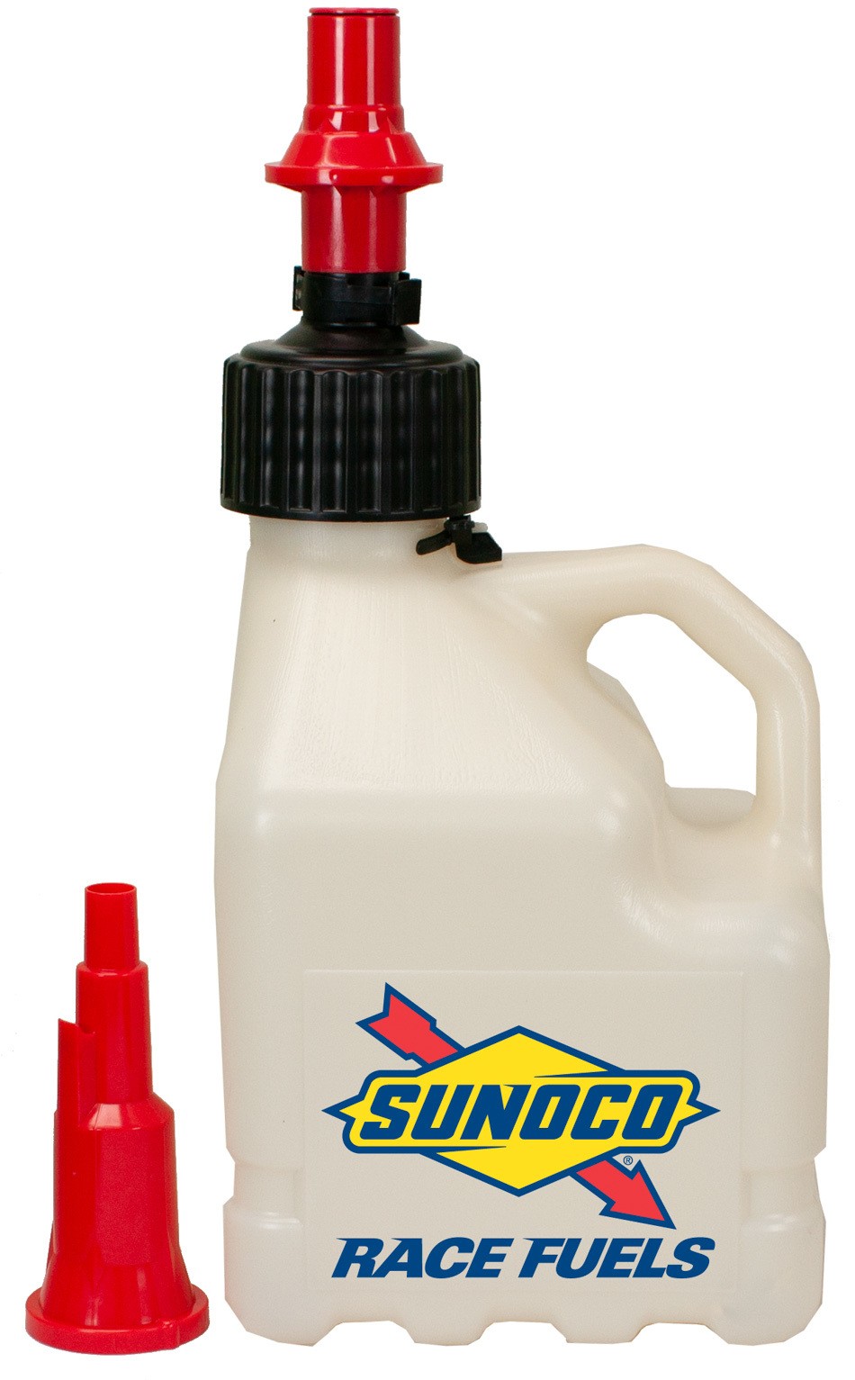Sunoco Race Jugs Clear Sunoco 3 Gallon Utility Jug w/ Fastflo R3100CL-FF