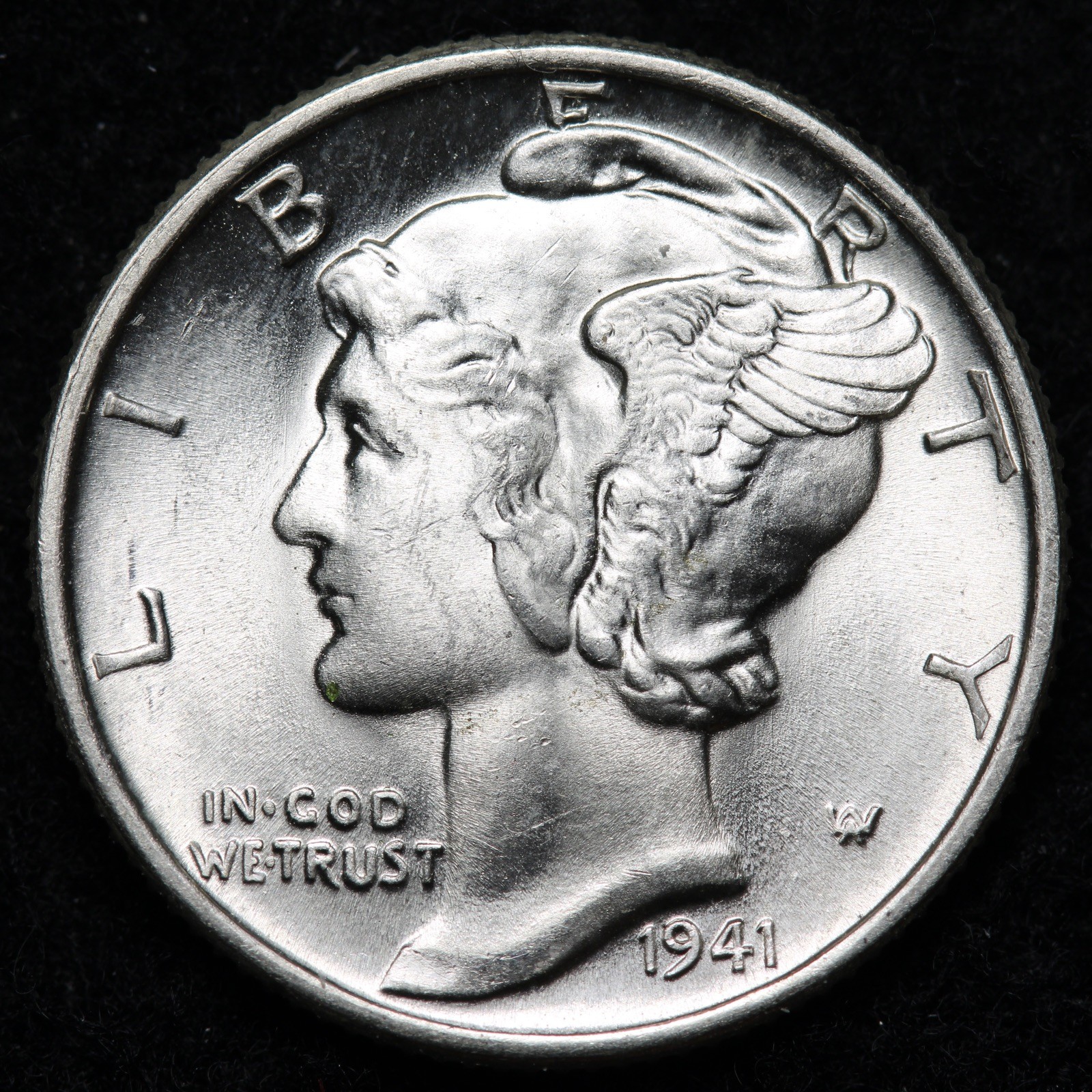1941 Mercury Silver Dime BU *UNCIRCULATED* MS E218 WKCH