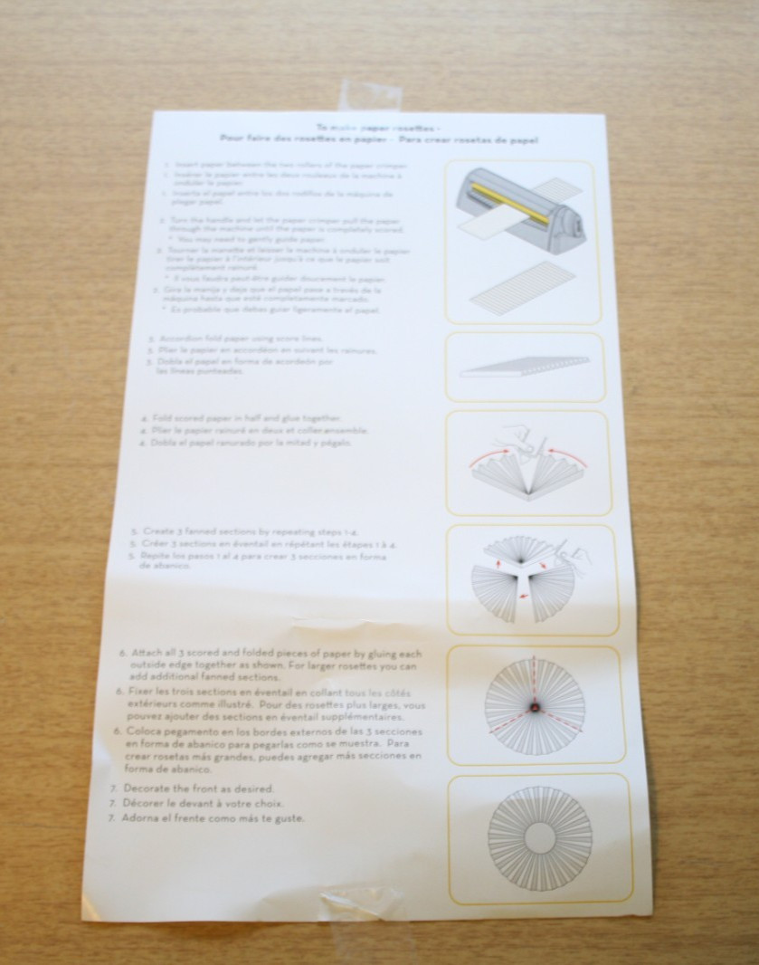 EK Tools Paper Crimper Machine with 2 Small and 2 Large Rollers