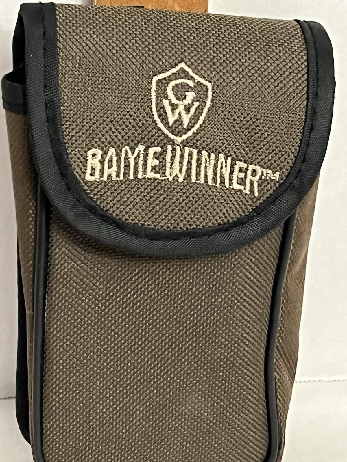 Game Winner Hunting Binoculars Case Nylon Brown/Black Belt Loop Hook & Loop