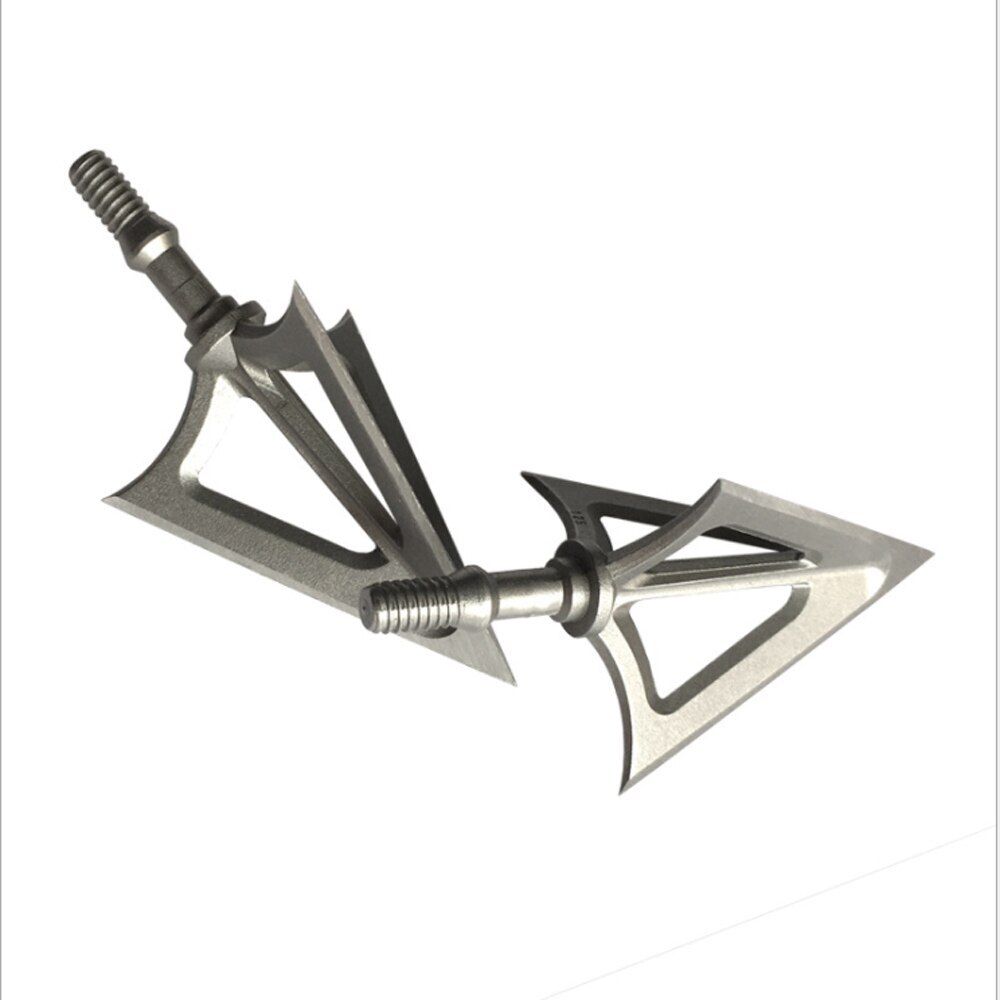 3/6/12/24pcs Archery Broadhead Hunting Sharp 100/125 Grain Arrow Head 3 Blade