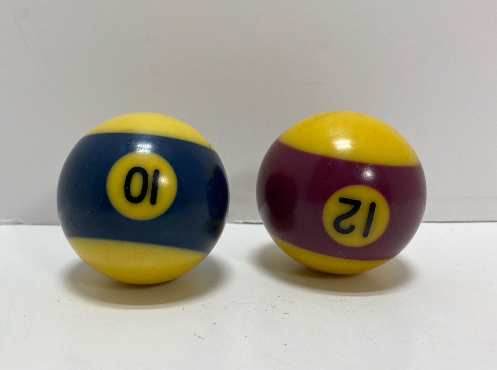 # 10 & #12 Stripe Pool Ball Replacement 2 1/4 Inch