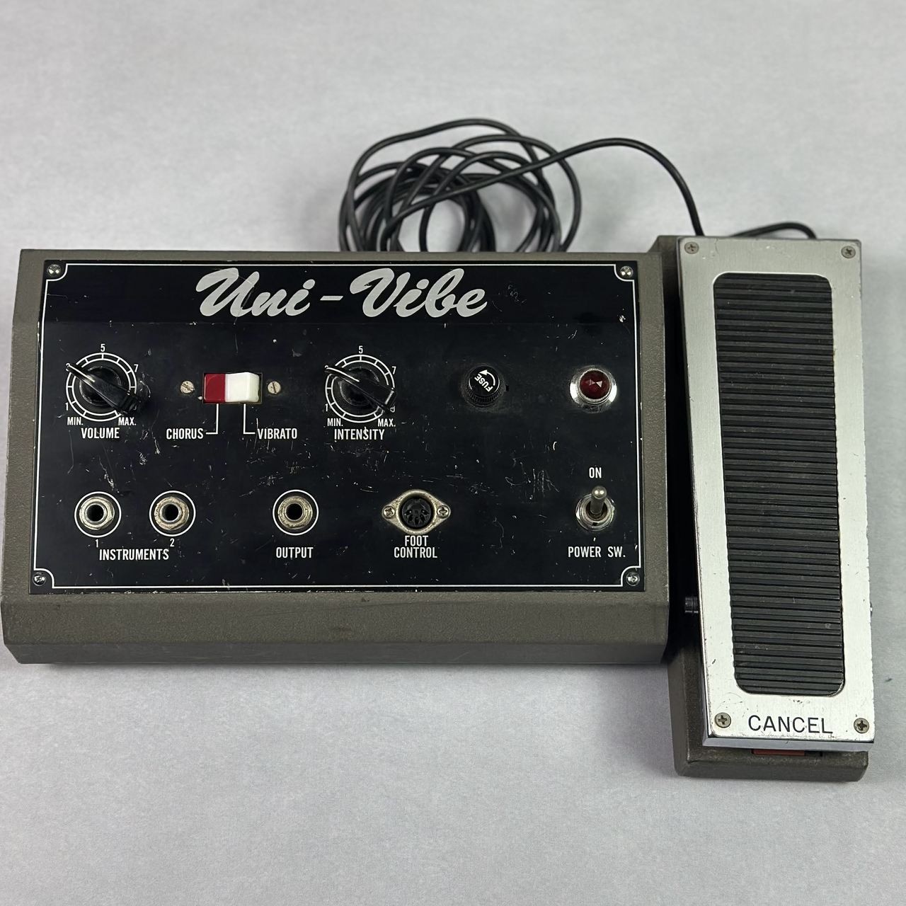 Shin-ei Companion Uni-Vibe Guitar Effects Pedal 1974 Vintage Used Rubber Footsw
