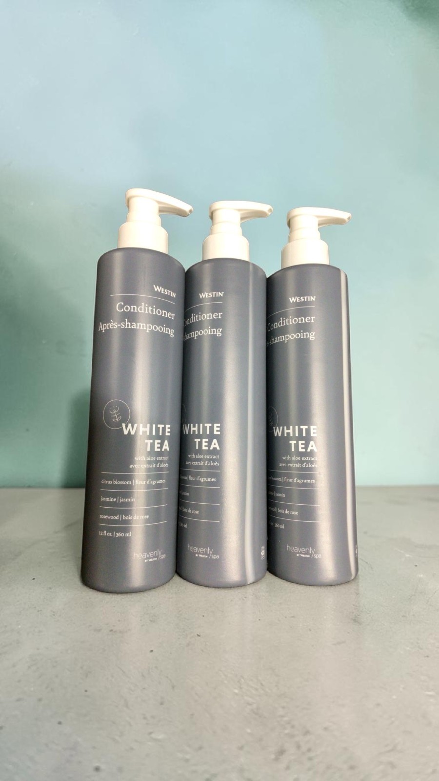 Westin Heavenly Spa White Tea Aloe Conditioner 12 Oz - NEW Bundle of 3
