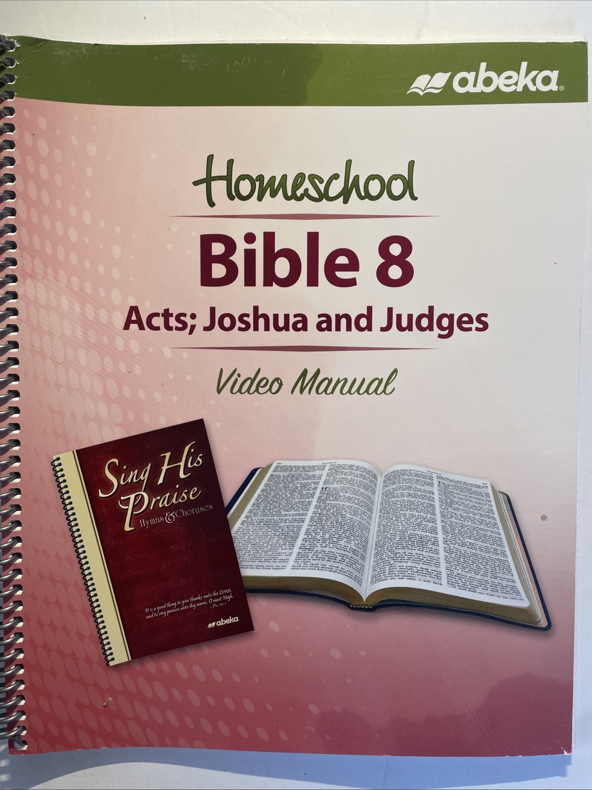 ⛪️ABEKA 8th Grade HOMESCHOOL BIBLE 8 ACTS; JOSHUA AND JUDGES Video Manual