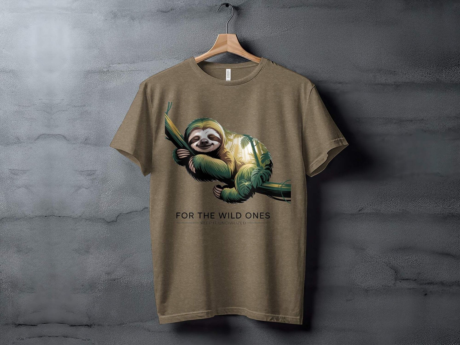 For the Wild Ones Sloth T-Shirt