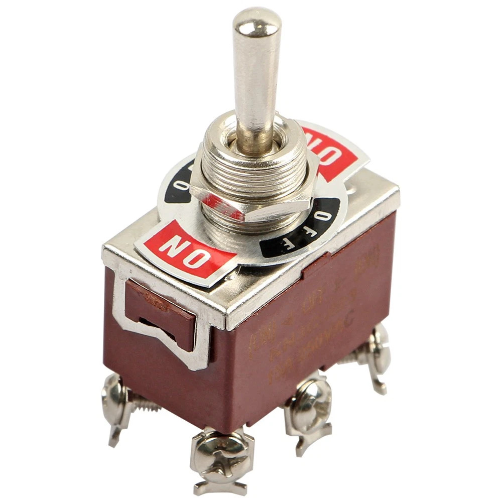 3pcs 6Pin Toggle Switch Heavy Duty DPDT ON/OFF/ON 20A 125V Waterproof