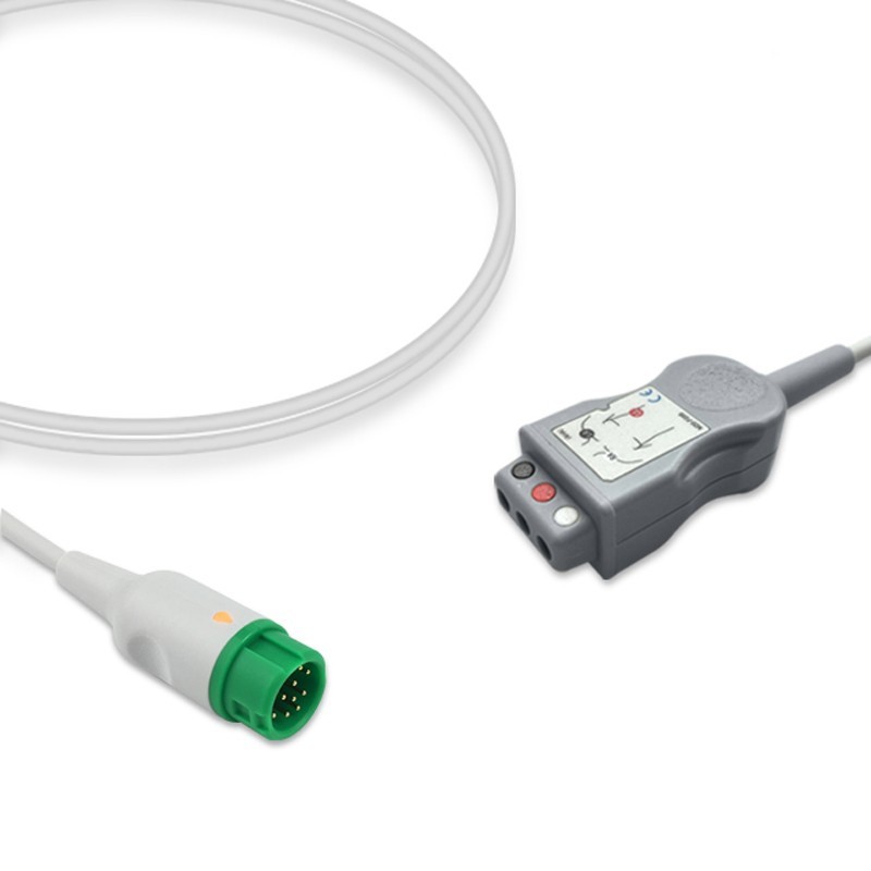 040-000754-00 3-Lead ECG Trunk Cable for Mindray ePM 10M 12M 15 iMEC 10 6 (1Pc)