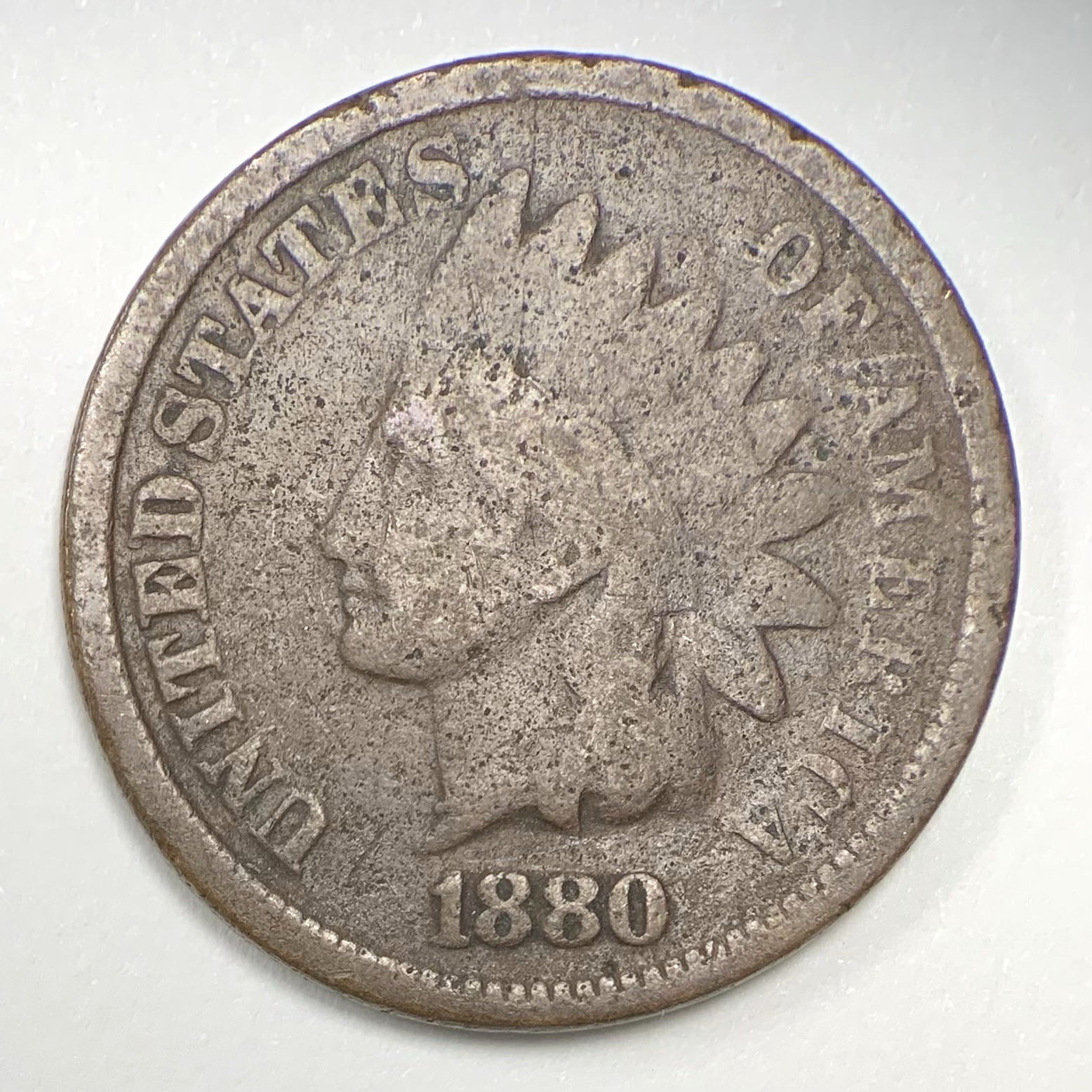 1880 1C Indian Cent