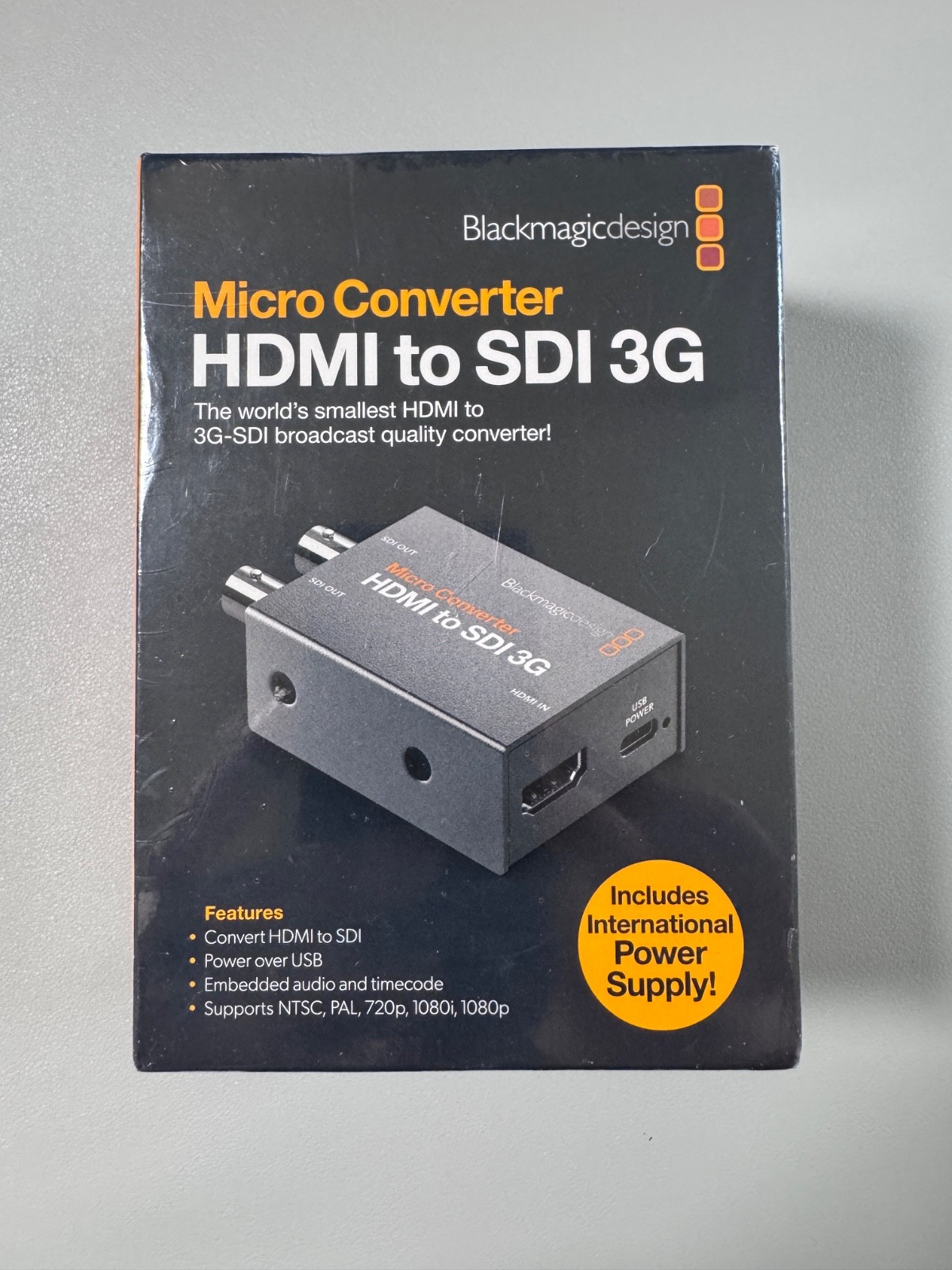 BlackMagic Design Micro Converter SDI to HDMI 3G with power supply